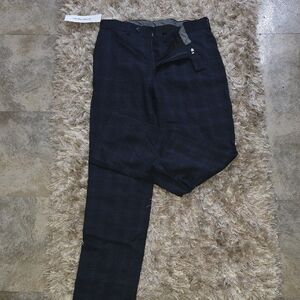 Men’s Navy Dress Pants | Slim Fit Trousers |